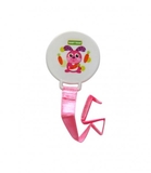 Цепочка для пустышки Baby Team Джунгли, розовый (3331) - Pampik