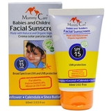 Органічний сонцезахисний крем для обличчя Mommy Care для дітей SPF-15, 60 мл (491122) - Pampik