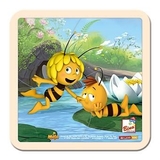 Пазл Bino Пчелка Майя у реки, 4 элемента - Pampik