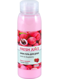 Крем-гель для душа Fresh Juice Litchi & Raspberry, 300 мл - Pampik
