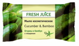 Мыло косметическое Fresh JuiceCucumber & Bamboo, 75 г - Pampik