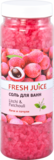 Сіль для ванн Fresh Juice Litchi & Patchouli, 700 г - Pampik