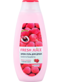 Крем-гель для душу Fresh Juice Litchi & Raspberry, 400 мл - Pampik