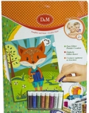Набор для декорирования D&M картина с блестками Лиса (61994) - Pampik