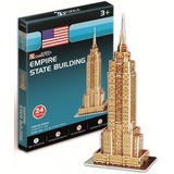 3D Пазл CubicFun Небоскреб Эмпайр-стейт-билдинг, 24 элемента - Pampik