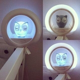 Ночник со звуковой активацией Zazu Совенок Лу, серый (ZA-LOU-01) - Pampik - 3