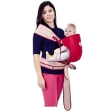 Кенгуру-переноска на бок Sevi bebe, красный (697) - Pampik