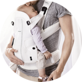 Рюкзак-кенгуру BabyBjorn Baby Carrier We Air Mesh, белый (92001) - Pampik - 2