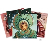 Художній комплект для малювання блискітками Djeco Золото і шовк (DJ09505) - Pampik - 2