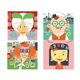 Набір для творчості з наклейками Djeco Каламбур (DJ08934) - Pampik - 2