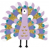 Набор для рисования цветным песком Djeco Ослепительные птицы (DJ08663) - Pampik - 3