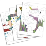 Набор для рисования цветным песком Djeco Панда и его друзья (DJ08630) - Pampik - 5