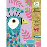 Набор для рисования цветным песком Djeco Ослепительные птицы (DJ08663) - Pampik