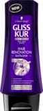 Бальзам Gliss Kur Hair Renovation для ослаблених і виснажених після фарбування і стайлінгу волосся, 200 мл - Pampik - 3