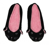 Капці-балетки YO! Котик, р.28-29, чорний (BL-18/28-29) - Pampik