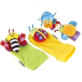 Ігровий набір Lamaze Браслети і шкарпетки з брязкальцями - Pampik - 3