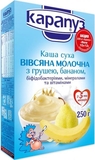 Молочна каша Карапуз Вівсяна з грушею, бананом і біфідобактеріями, 250 г - Pampik