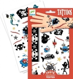 Набор наклеек на тело Djeco Пираты (DJ09584) - Pampik