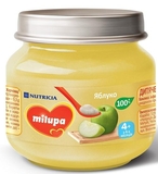 Фруктове пюре Milupa Яблуко, 100 г - Pampik