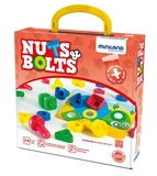 Конструктор Miniland Набір болтів і гайок, 48 деталей (45303) - Pampik - 3