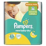 Підгузки Pampers New Baby-Dry Newborn 1 (2-5 кг), 27 шт. - Pampik - 2