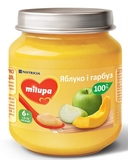 Подарок. Фруктовое пюре Milupa Яблоко и Тыква, 125 г