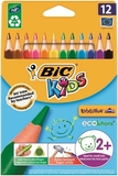 Олівці кольорові BIC Kids Evolution трикутні, 12 шт. (829735) - Pampik