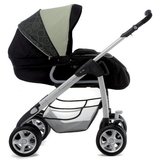 Коляска-трансформер Silver Cross Freeway Pistachio, чорний з зеленим - Pampik