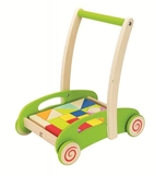 Каталка-ходунки Hape с кубиками (E0371) - Pampik