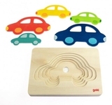 Развивающая игра Goki Разноцветные машинки (57485) - Pampik - 2