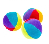 М'яка іграшка Goki Набір Мячиків з брязкальцем, 6 шт. (65042) - Pampik