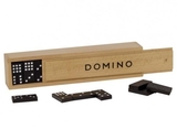 Настільна гра Goki Доміно в дерев'яній коробці, 55 шт. (15336G) - Pampik