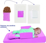 Многофункциональный матрасик для новорожденных Sevi bebe с грелкой, розовый (9021) - Pampik - 2