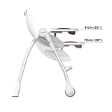 Стільчик для годування Oribel Cocoon, сірий з білим (OR203-90006) - Pampik - 5