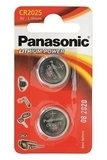 Батарейки Panasonic CR 2025 Bli Lithium, 2 шт. (CR-2025EL/2B)