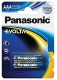 Батарейки Panasonic Evolta AAA Bli Alkaline, 2 шт. (LR03EGE/2BP)