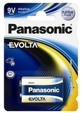 Батарейка Panasonic Evolta 6LR61 Bli 1 Alkaline (6LR61EGE/1BP)