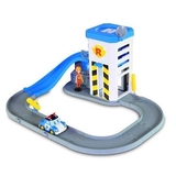 Трек с подъемником Robocar Poli с металлической машинкой Поли и фигуркой Джин (83316) - Pampik - 2