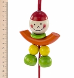 Кліпса для пустушки дерев'яна NIC Міккі (NIC61112) - Pampik - 4