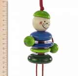 Кліпса для пустушки дерев'яна NIC Карлі (NIC61110) - Pampik - 4