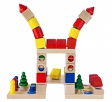 Конструктор деревянный NIC, 96 деталей (NIC2102) - Pampik - 2