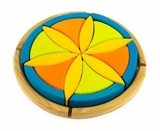 Конструктор дерев'яний NIC Квітка (NIC523062) - Pampik