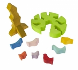 Конструктор дерев'яний NIC Світле дерево з птахами (NIC523097) - Pampik - 4