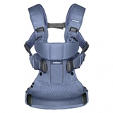 Рюкзак-кенгуру BabyBjorn Baby Carrier One Air Navy Blue Mesh, синій (98008) - Pampik