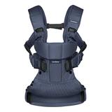 Рюкзак-кенгуру BabyBjorn Baby Carrier One Air Dark Blue Mesh, темно-синий (93008) - Pampik - 2