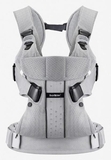 Рюкзак-кенгуру BabyBjorn Baby Carrier One Air Silver Mesh, світло-сірий (93004) - Pampik - 2