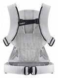 Рюкзак-кенгуру BabyBjorn Baby Carrier One Air Silver Mesh, світло-сірий (93004) - Pampik - 3