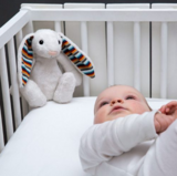 Мягкая игрушка для новорожденного Zazu Bibi Кролик, 19 см (ZA-BIBI-01) - Pampik - 3