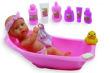 Лялька Dolls World, з набором для купання, 38 см (8855G) - Pampik