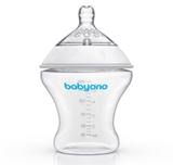 Пляшка для годування BabyOno Natural Nursing, повільний потік, 180 мл (1450) - Pampik - 3